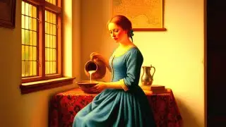A Quiet Moment in Light | Cinematic Art Film Inspired by Vermeer