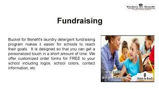 Laundry Detergent Fundraising