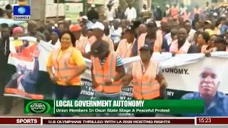 Local Govt. Workers Protest In Osun, Demand Autonomy