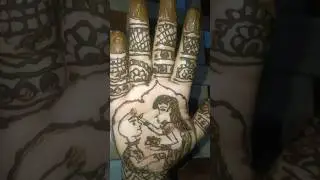 Waw!!😱 Beautiful Art Mehndi design ❌❌ #shortsfeed #mehndi #ytshorts