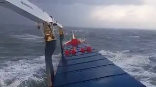 Storm -  m/v TEXEL