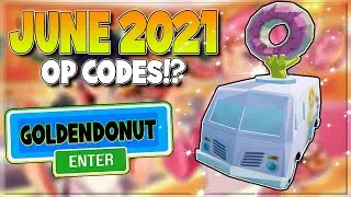 (JUNE 2021) ALL *NEW* SECRET OP CODES!? Roblox Donut Bakery Tycoon