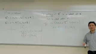 Rn and its subspaces