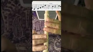 INITIAL LESSON 21 Musical Reading Ligature of expression - RECORDER FLUTE
