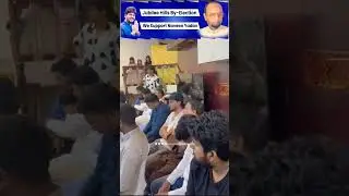 Group Meeting Arvind Nagar Colony, Shaikpet, Support Jubilee Hills By-Election Naveen yadav Congress
