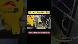 Circular saw machine for pipe