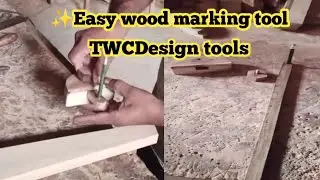 Wood Marking Gauged#TWCDesign#Walnut Accent#daily #wood#woodworking#TWCDesign tools