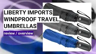 Review: Windproof Travel Rain Umbrellas - Compact & Strong for All!