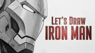 Let's draw iron-man (side view) 