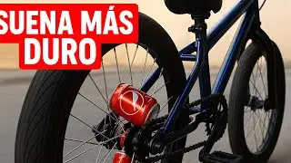 Mira cómo suenan las manzanas de mi BICICLETA con unas latas😱