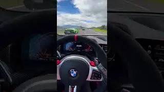 POV BMW M3 Competition Road Drive