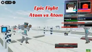 Atom vs Atom - Epic Fight (Win with 1 hand) | URB on Roblox