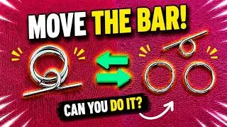 Wire Metal Puzzle 🔗 Rings & Wire Brain Teaser Solved Step by Step
