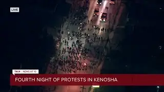So far, fourth night of protests in Kenosha remain calm