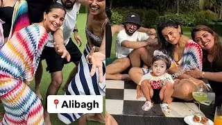 Alia bhatt with Raha kapoor and her girl gang enjoying in alibagh without Ranbir kapoor!