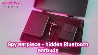 Скрытая шпионская гарнитура Bluetooth &ndash; мини-передатчик и микрофон 🎧📡🕵️