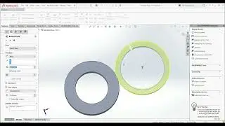 Solidworks Tutorial - Extruded Thin Feature