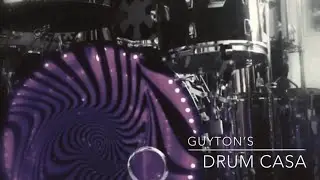 UV damage restoration experiment for a vintage drum shell