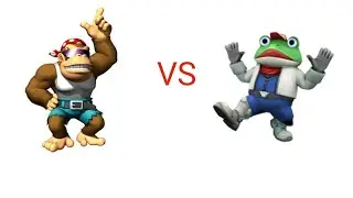 Mugen Funky Kong vs Slippy Toad