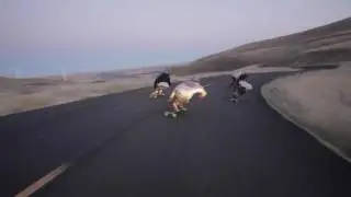 maryhill run mash up with Nwest media, Omen longboards, Free wheel co. crew
