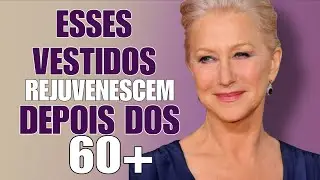 Como Usar Vestidos Depois dos 60 Anos | Modelos que Rejuvenescem e Valorizam a Mulher Madura