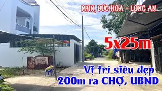 Đất sau UBND Mỹ Hạnh Nam 5x25m vị trí siêu đẹp, ngay trung tâm hành chính ra CHỢ, TRƯỜNG chỉ 200m.