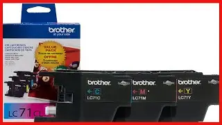 Brother LC71 3 Pack Innobella Standard Yield  Ink  Cartridges   Retail Packaging   CyanYellow
