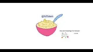 How to draw a bowl with a spoon 🥣@YuTubers