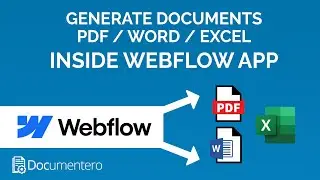 Webflow - Create Word or PDF Documents
