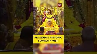Prime Minister Narendra Modi's Historic Visit to Somnath Temple | #shorts