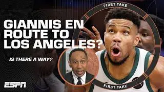 Lakers IN PURSUIT of Giannis? 👀 'NO SHOT IN HELL THIS HAPPENS!' - Stephen A. | First Take