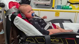 What happened when our baby was struggling with his breathing.