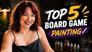 Top 5 Most Fun Board Game Miniatures to Paint | Painting & Gameplay Talk #lotusthalia #boardgames
