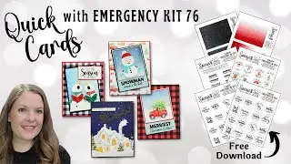 Free Classic Christmas Sentiments + Digital Paper ECK 76