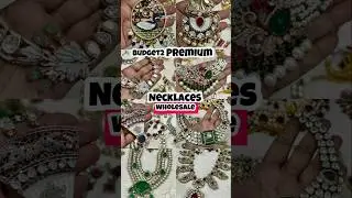Moissanite, Tyaani, Doublet Stone, AD CZ Stone Jewellery Wholesale |All Type Of Necklaces Wholesale