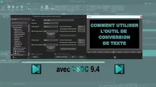 📃VSDC - Utilisation de l'outil de conversion de texte📃