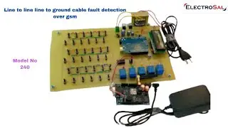 LINE TO LINE AND LINE TO GROUND FAULT LOCATOR OVER GSM //Engineering / electrical / electronic