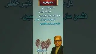 عشق ڪيو سين استاد بخاريءَ #sindhikafi #sindhiadab #poetry #urdupoetry
