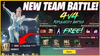 🔥 BGMI 4v4 TEAM POPULARITY BATTLE IS HERE | HOW TO PLAY & WIN EVERY TIME | FREE REWARDS GUIDE