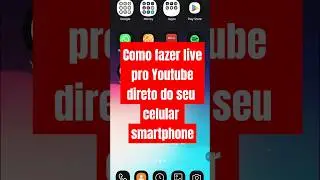 Como fazer live pro Youtube direto do seu celular #tutorial #tutorialyoutube #livestream #live