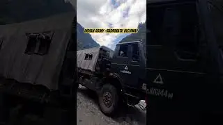 Indian army on badrinath highway #army #indianarmy #heavyweapon