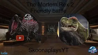 Friendly battle with my friend @AIZENEDITZYT in Lockwood library arena 11 (Jurassic World alive)