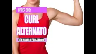 Curl alternato con manubri presa prona