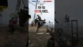 Deleting ALL HORSES in Battlefield 1...