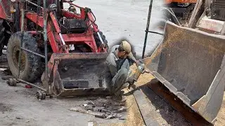 Tractor Bucket Repair Made Easy | DIY Tractor Bucket Fix