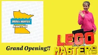 BRICKS and MINIFIGS Minnesota Grand Opening - with LEGO MASTER Kelly!