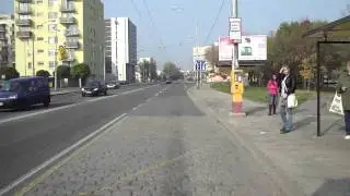 Trolleybus line [202], Bratislava, Slovakia, in cab view, part.3