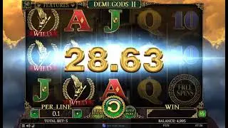 Demo gameplay of Book of Demi Gods II by Spinomenal