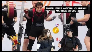 NATIONAL CHAMPION POWERLIFTER MATTHEW MIFSUD FULL INTERVIEW