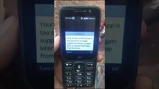 jio phone me WhatsApp ko update Kaise Kare || jio Phone WhatsApp something want worg problem